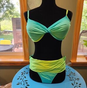 NWT/NWOT BLEU BY ROD BEATTIE COOL BREEZE SARONG HIPSTER BOTTOM